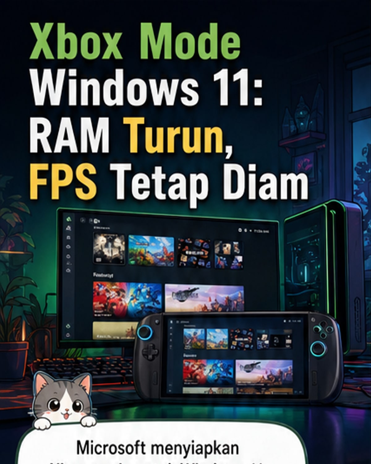 Mode Xbox di Windows 11 Lebih Hemat RAM