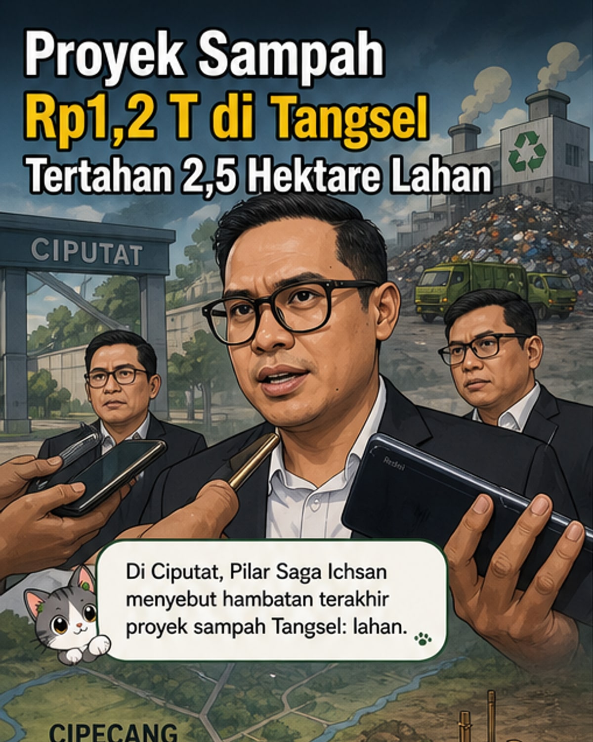 Proyek Sampah Rp1,2 Triliun Tunggu Lahan