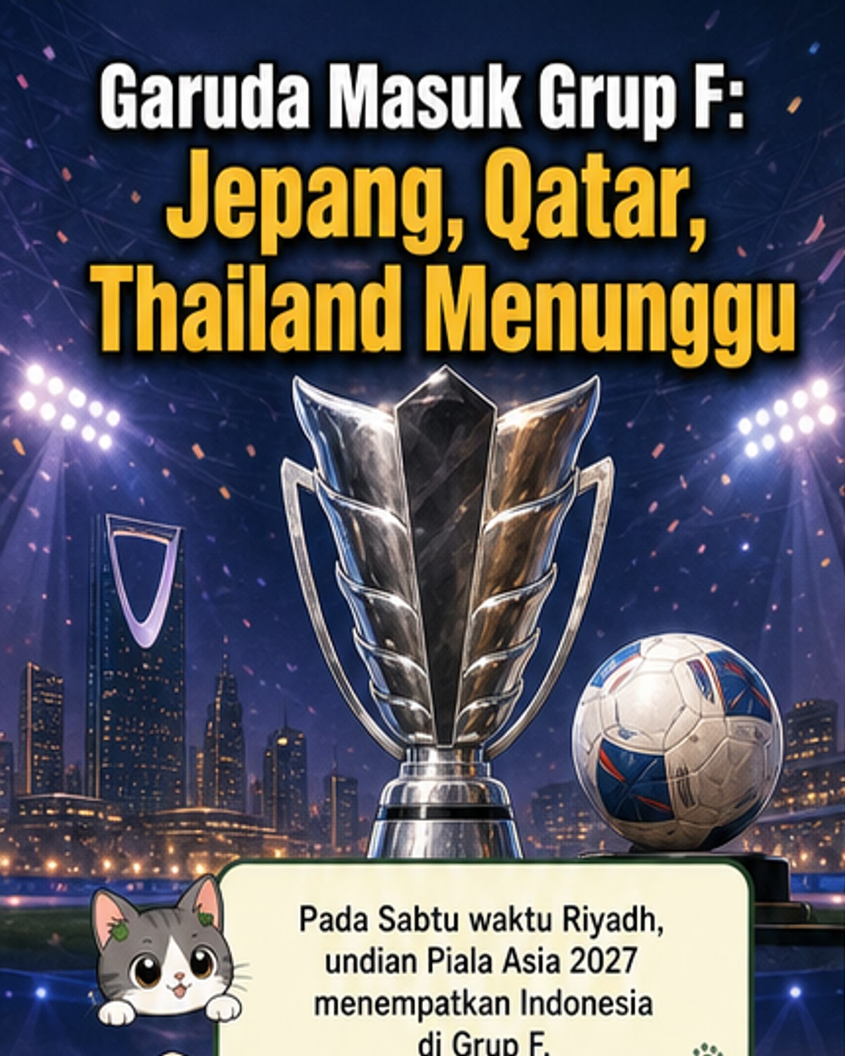 Timnas Indonesia di Grup Neraka Piala Asia 2027