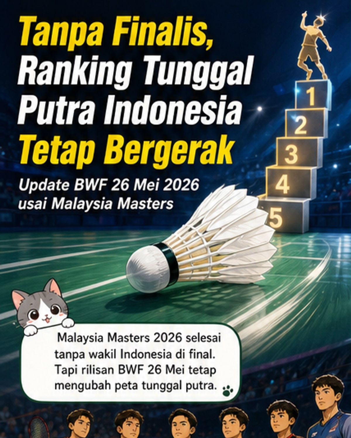 Jonatan Christie Puncaki Peringkat Indonesia