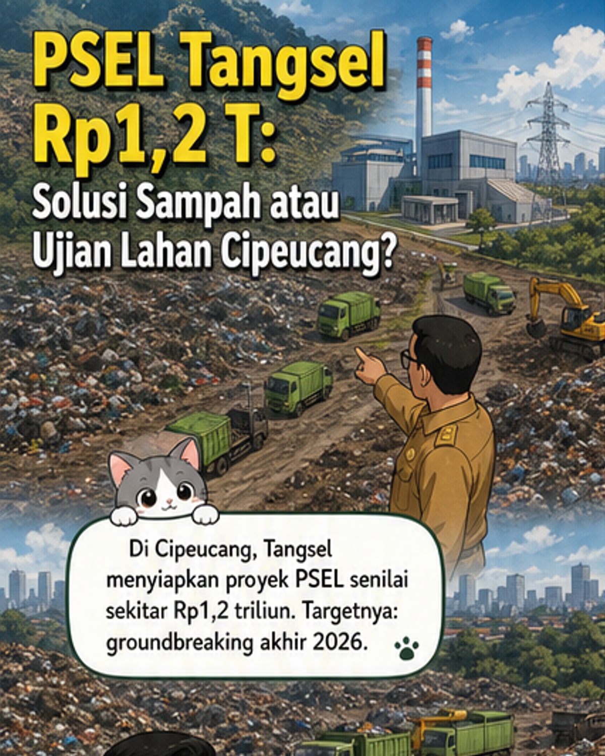 Tangsel Bangun PLTSL Rp1,2T Akhir 2026