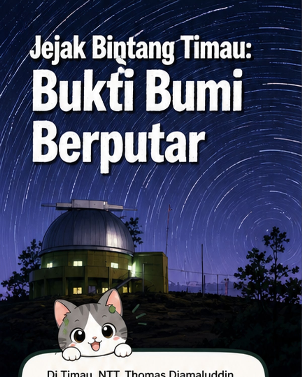 Jejak Bintang di Timau Ungkap Rotasi Bumi