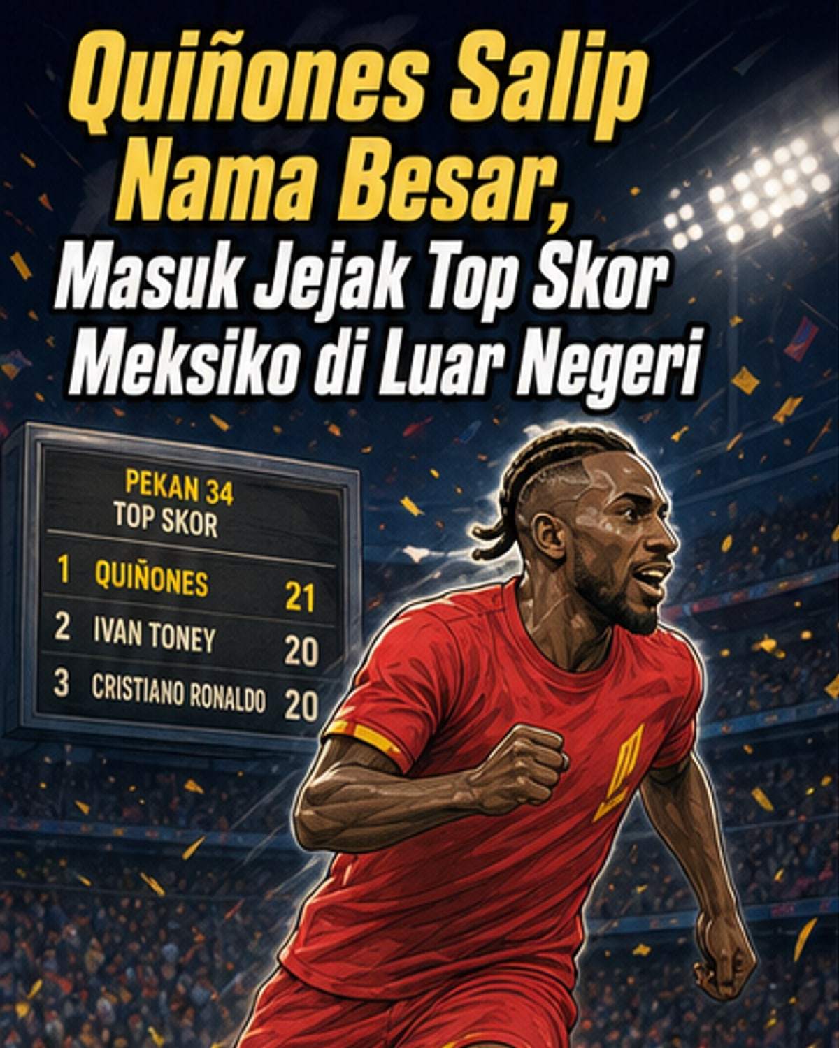 Penyerang Meksiko Cetak Sejarah di Arab Saudi