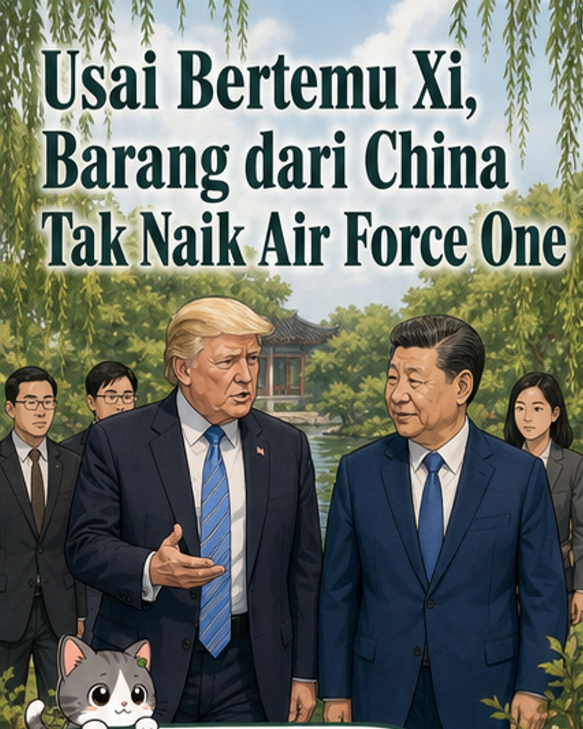 Delegasi Trump Tolak Bawa Barang dari China
