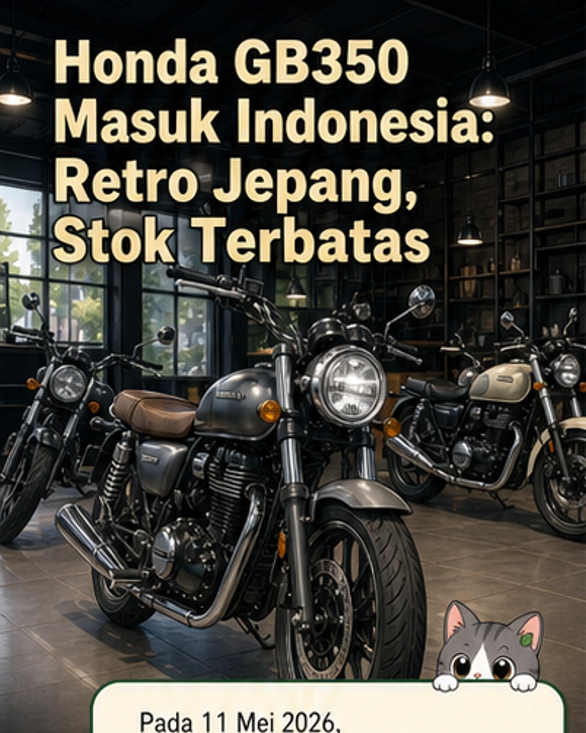 Honda GB350 Retro Masuk RI