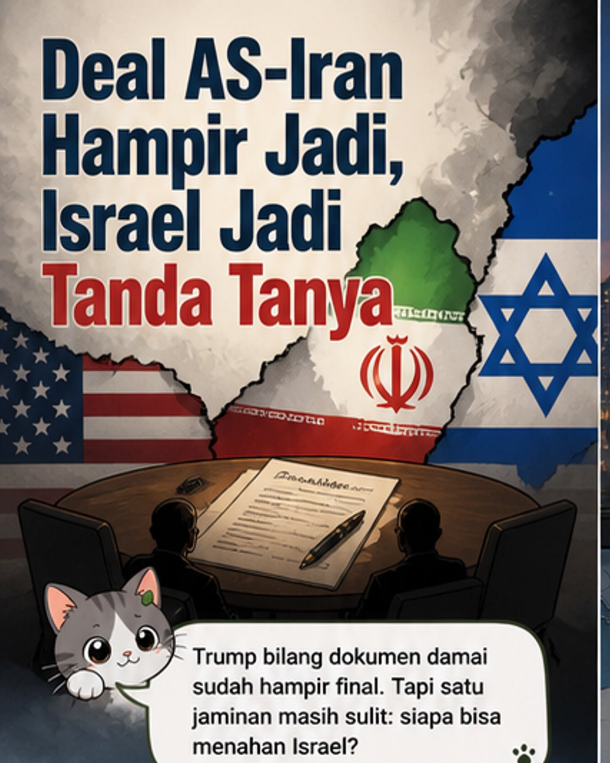 Trump Hampir Sepakati Damai dengan Iran