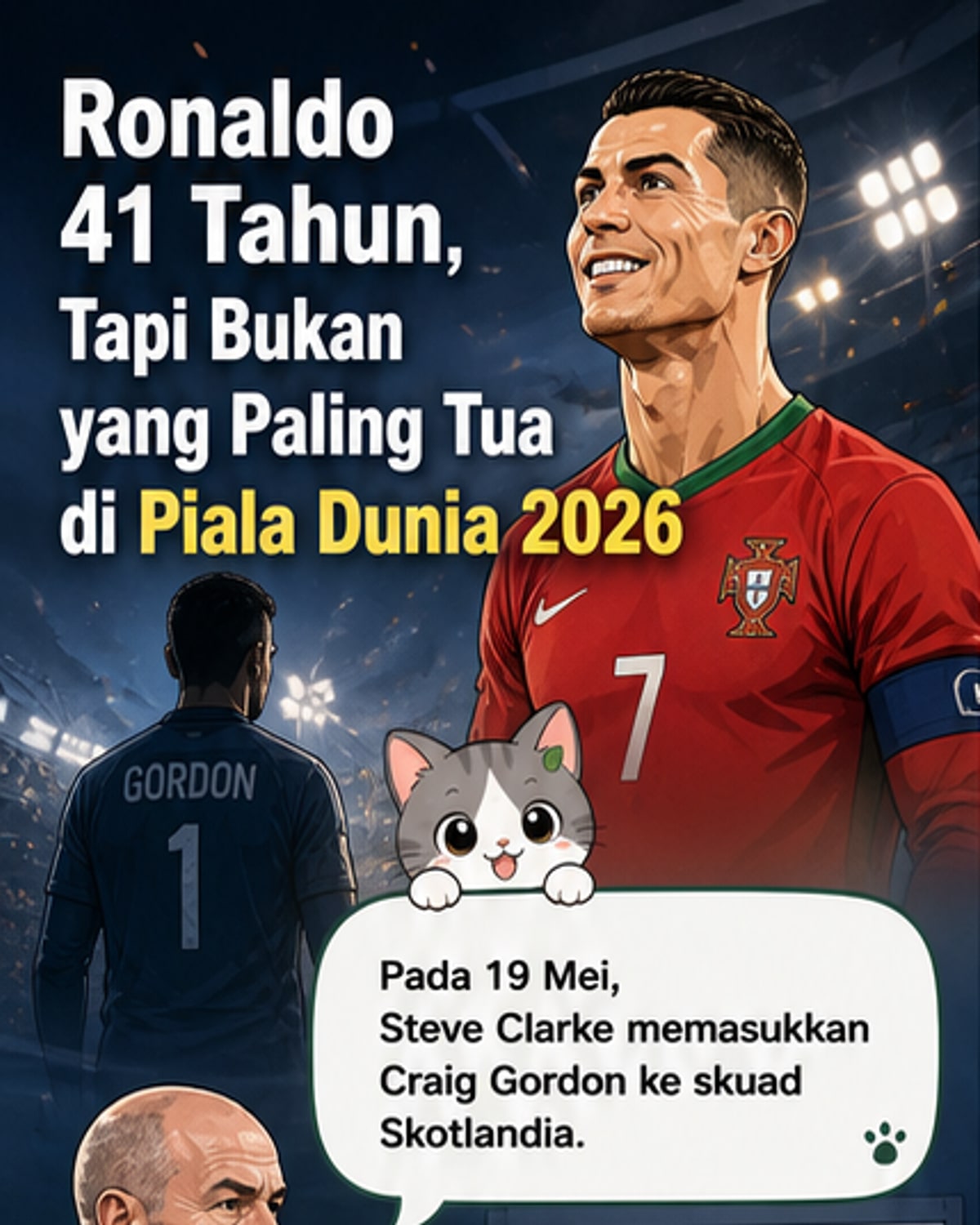 Pemain 40-an Ramaikan Piala Dunia 2026