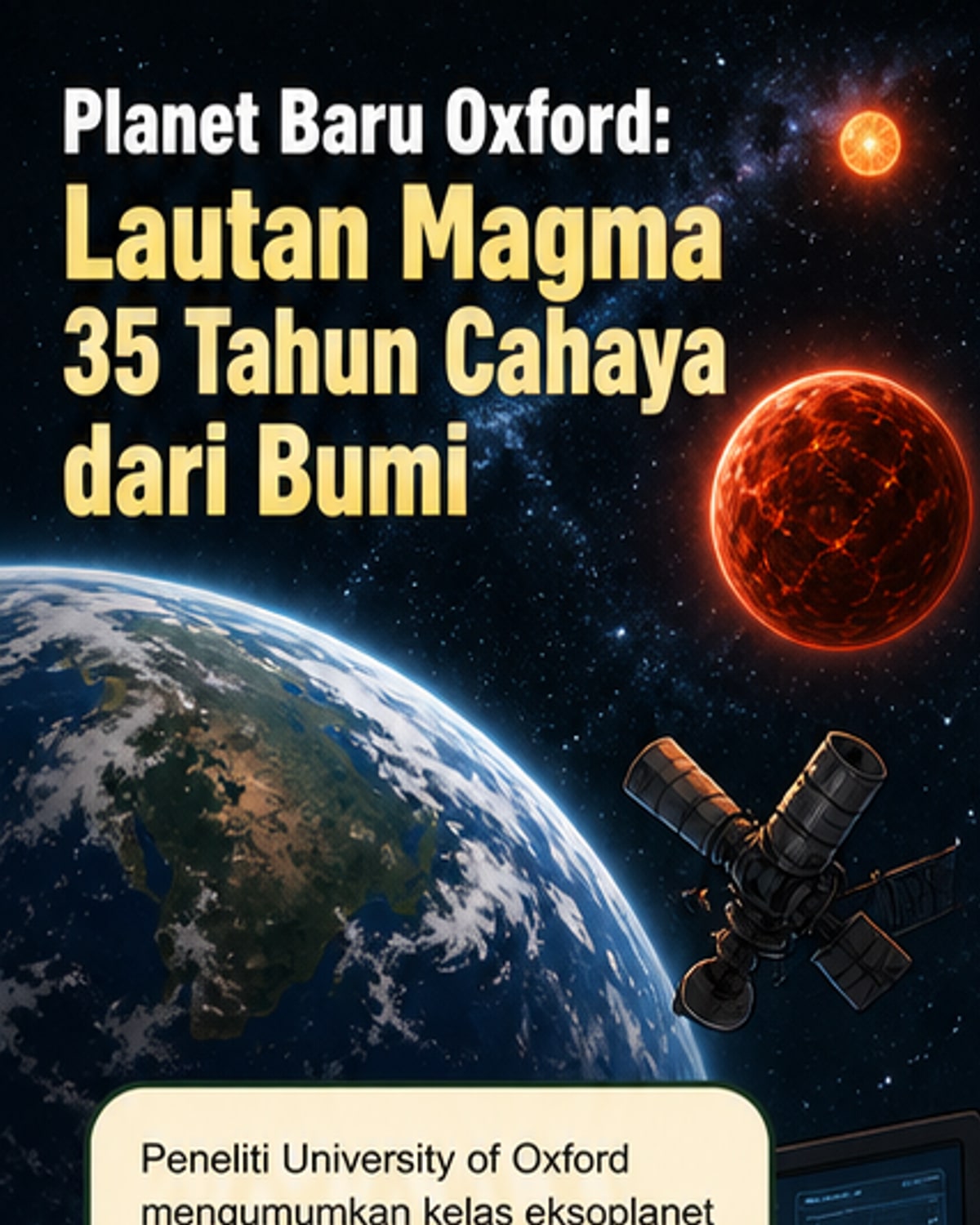 Planet baru laut magma ditemukan