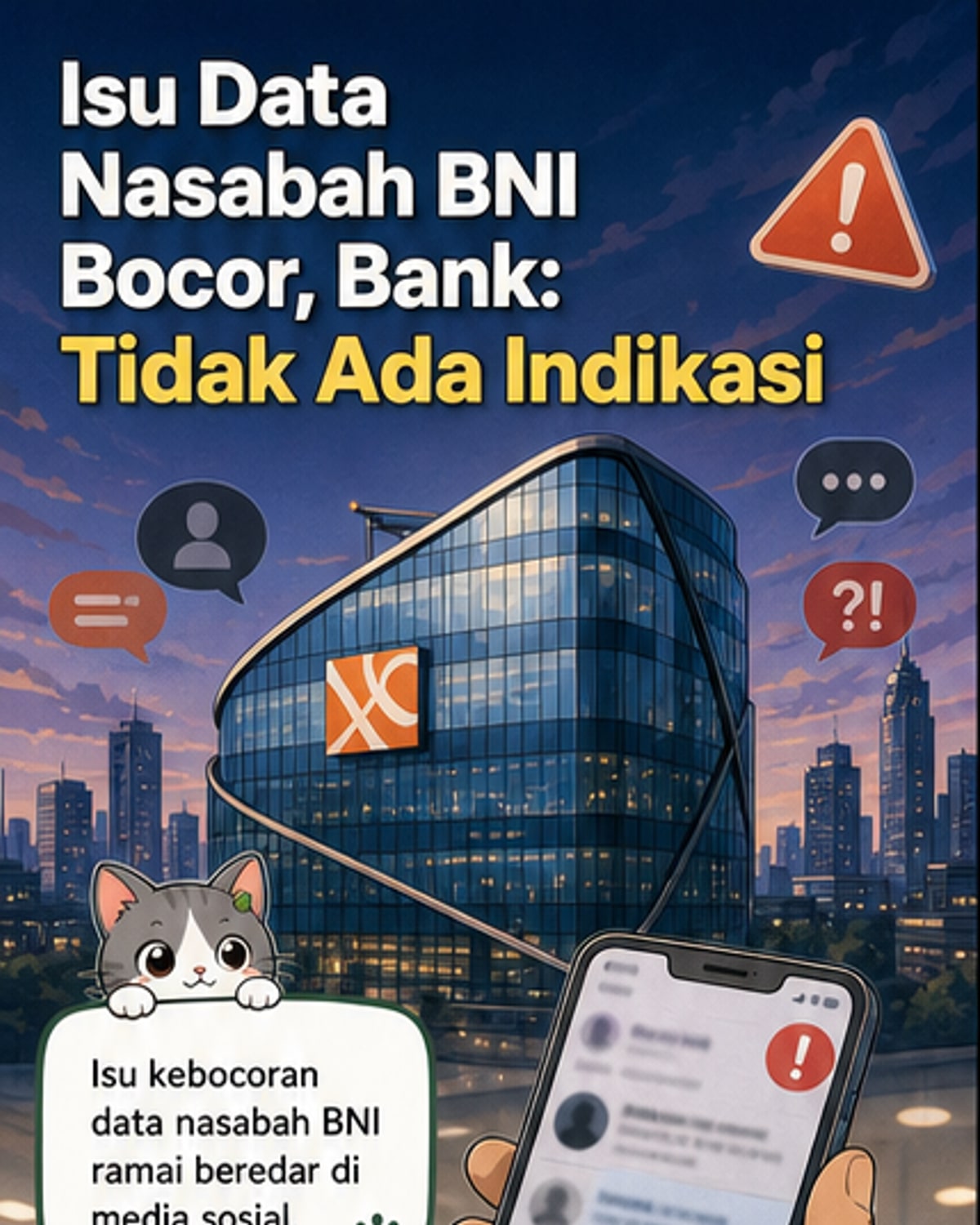 BNI Bantah Isu Kebocoran Data Nasabah