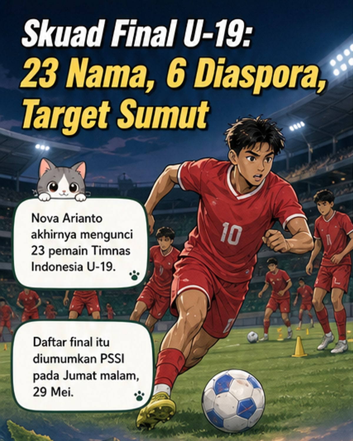 Skuad U-19 ke AFF: Ada 6 Diaspora
