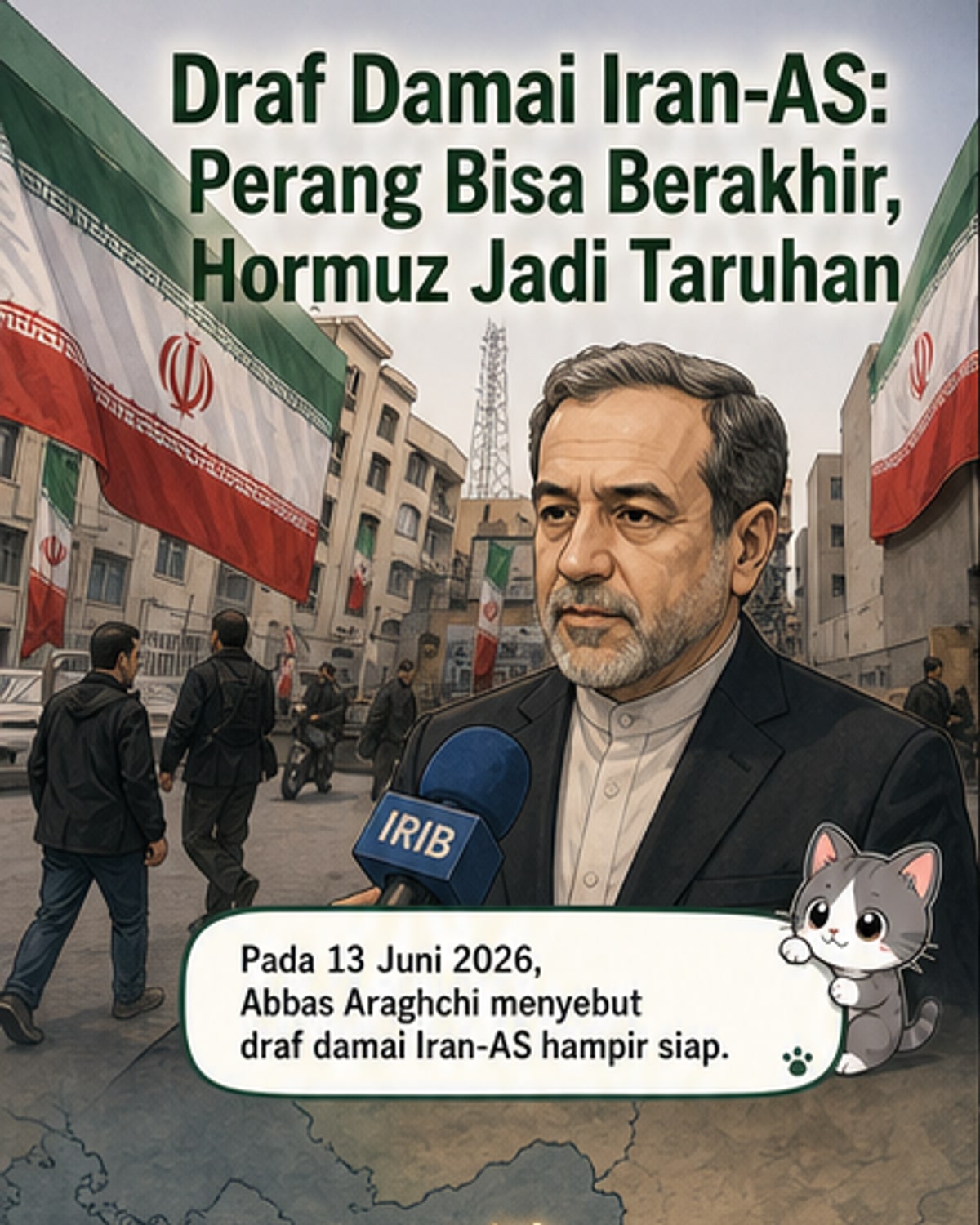 Iran Bocorkan Draf Damai AS: Selat Hormuz & Akhir Konflik Lebanon
