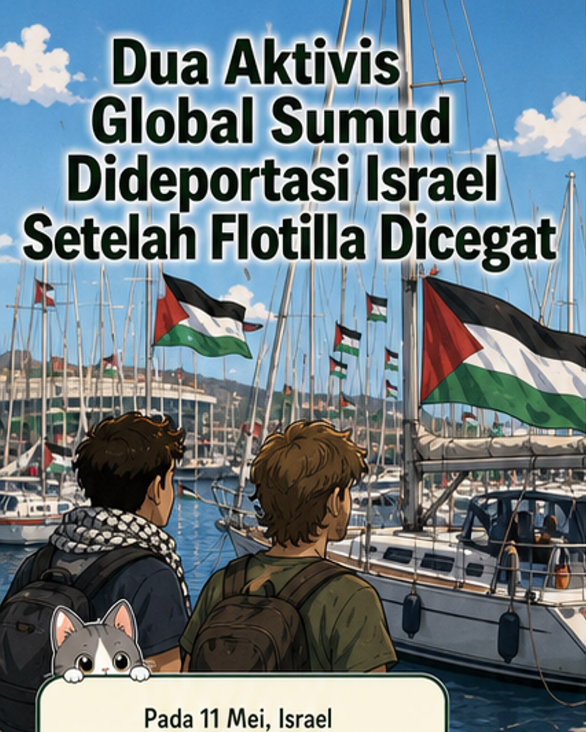 Israel deportasi dua aktivis kemanusiaan