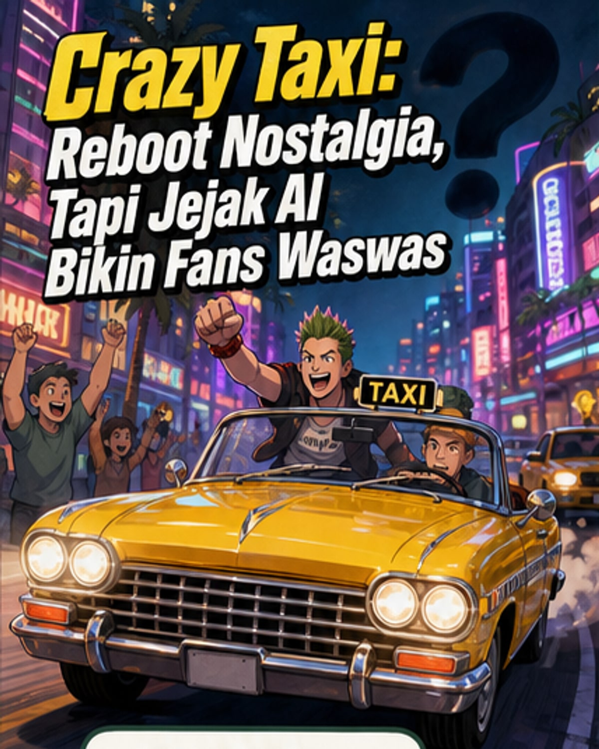 Crazy Taxi: World Tour Pakai AI