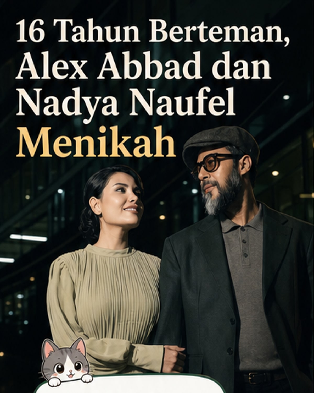 Alex Abbad Nikah Usai 16 Tahun Berteman