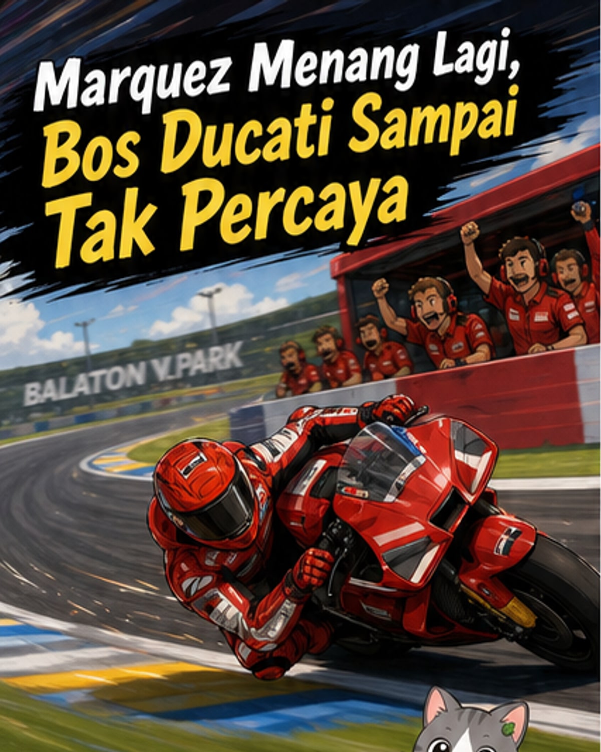 Marquez Menang, Tardozzi Kaget