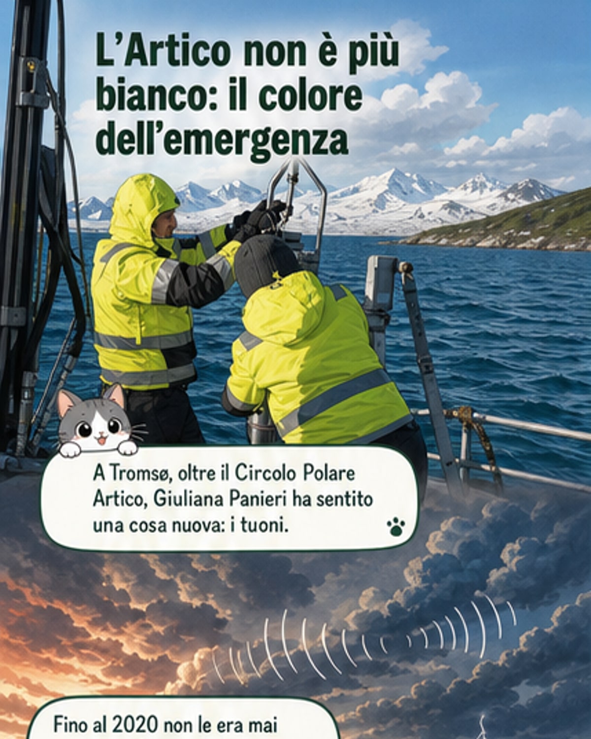 L’Artico non è più bianco