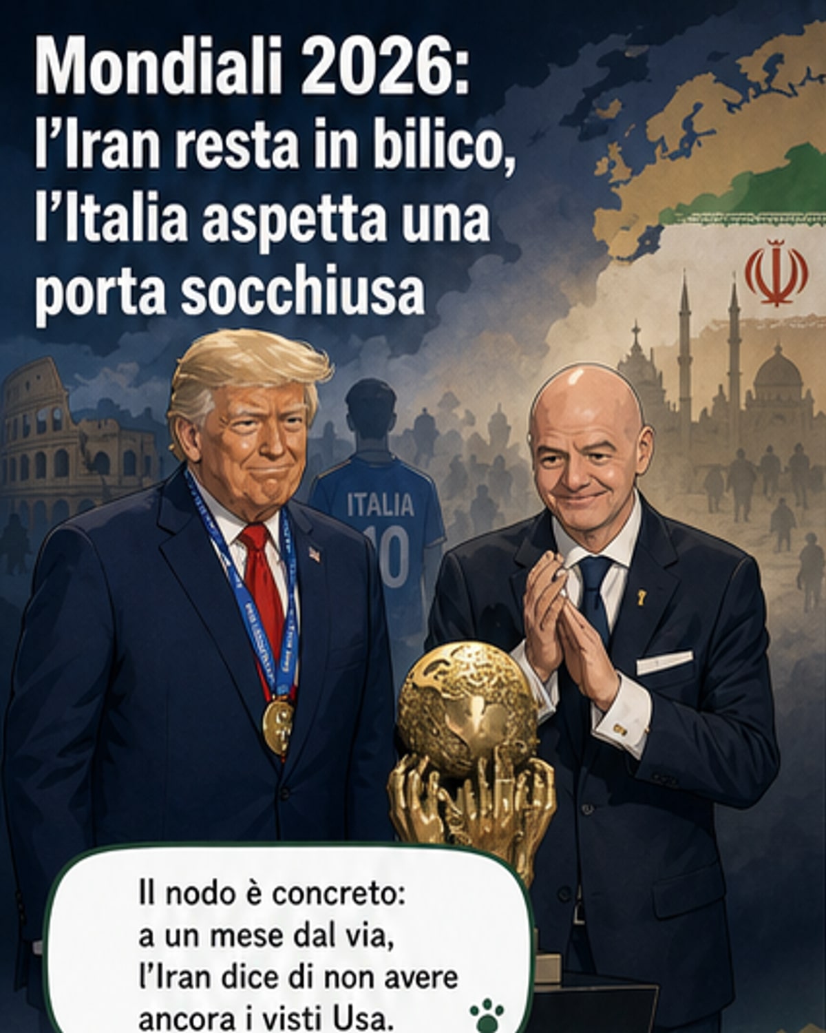 Italia ai Mondiali? Dipende dall'Iran