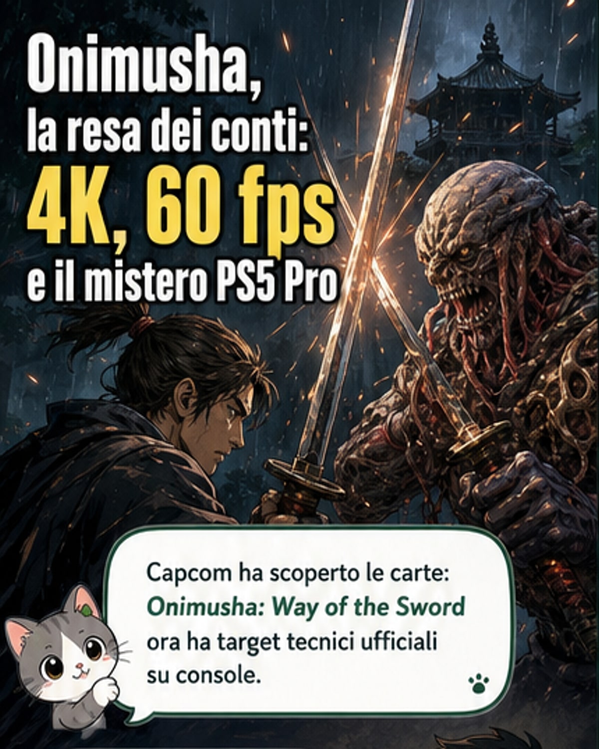 Onimusha: dettagli su risoluzione e fps