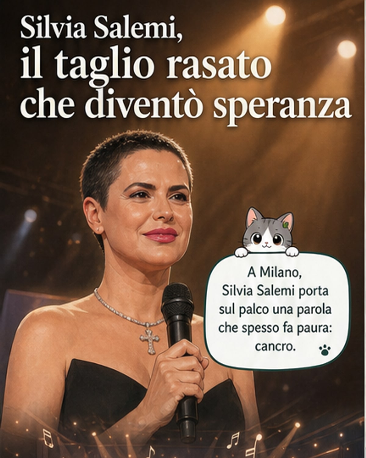 Silvia Salemi canta la speranza dopo il cancro