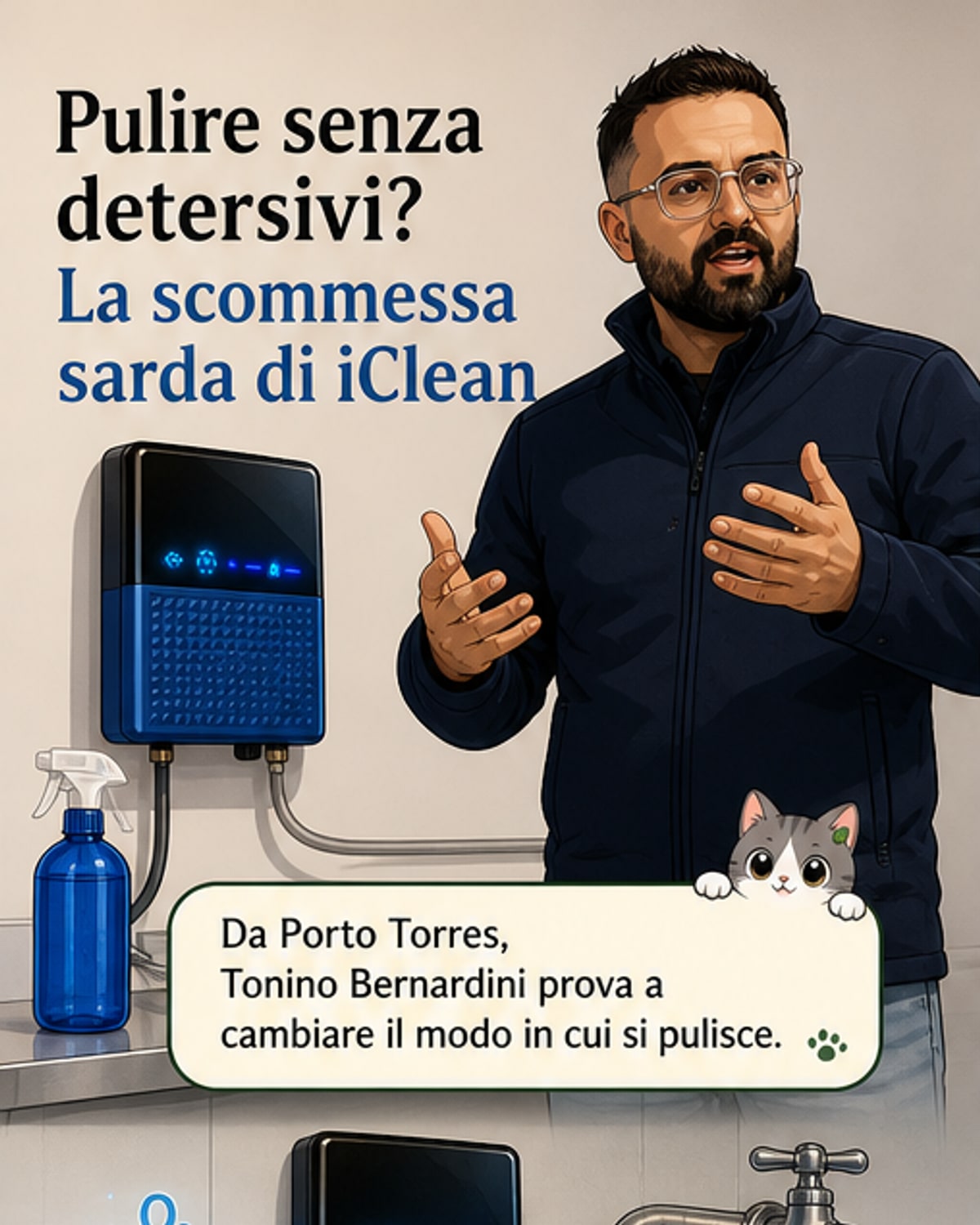 Pulizie senza detersivi, ecco l'acqua che pulisce