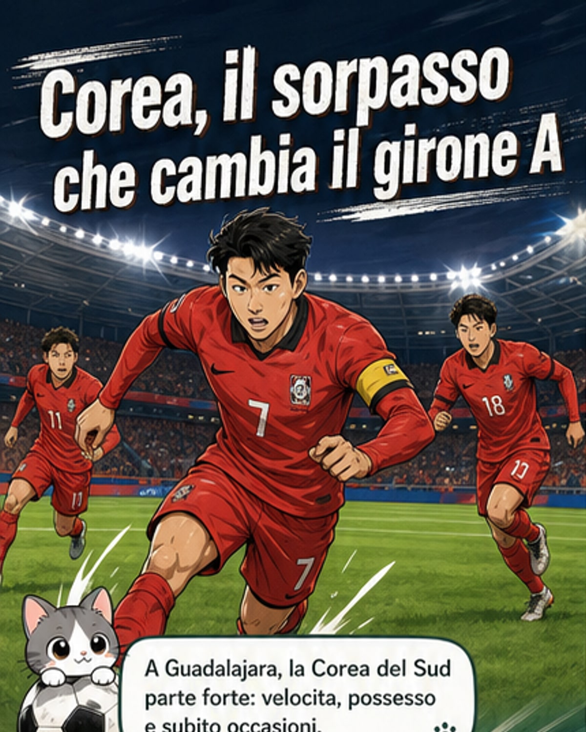 Corea del Sud ribalta la partita