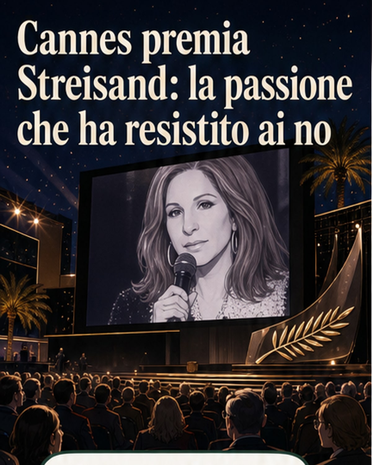 Streisand riceve la Palma a Cannes