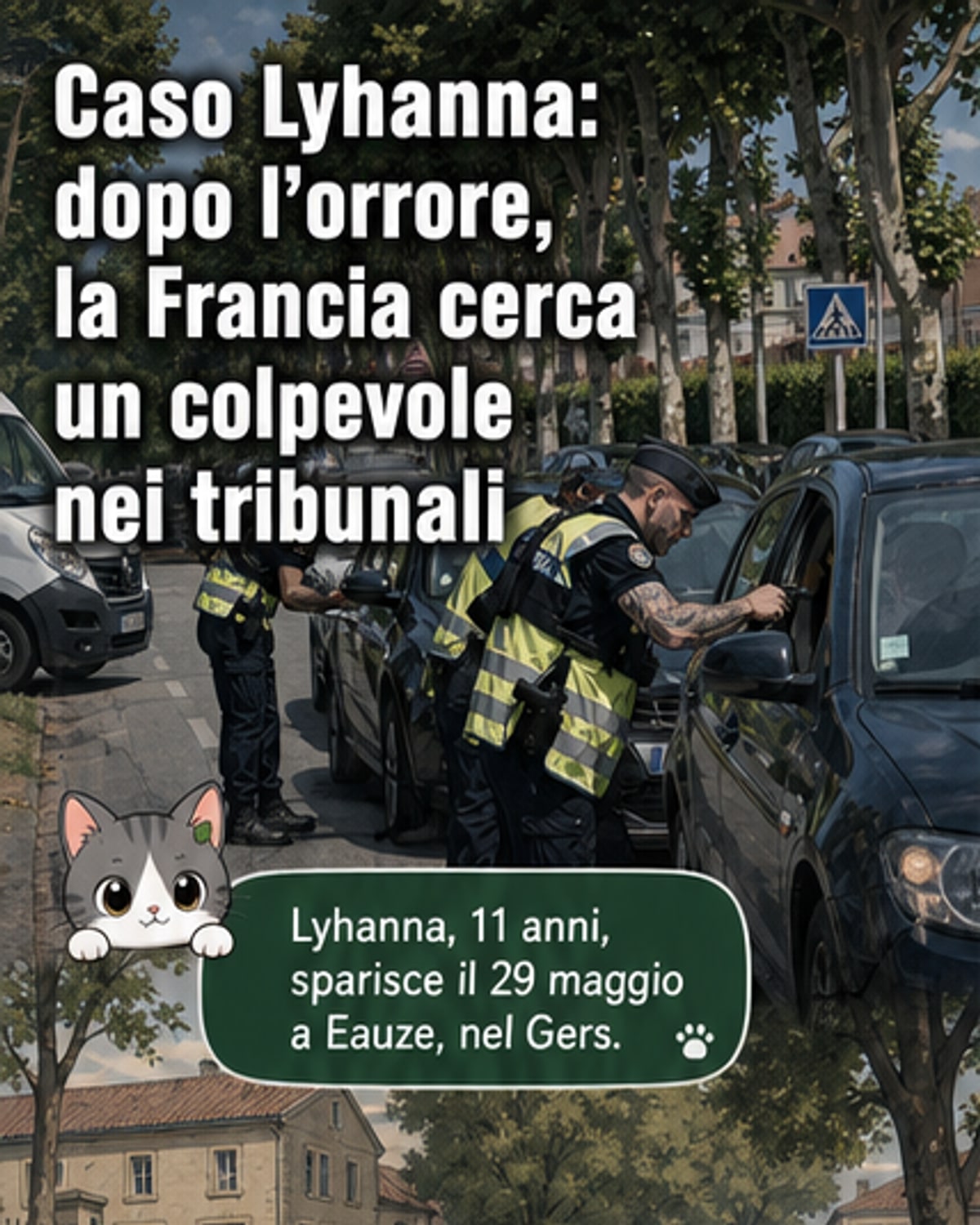 Caso Lyhanna, la Francia in lutto