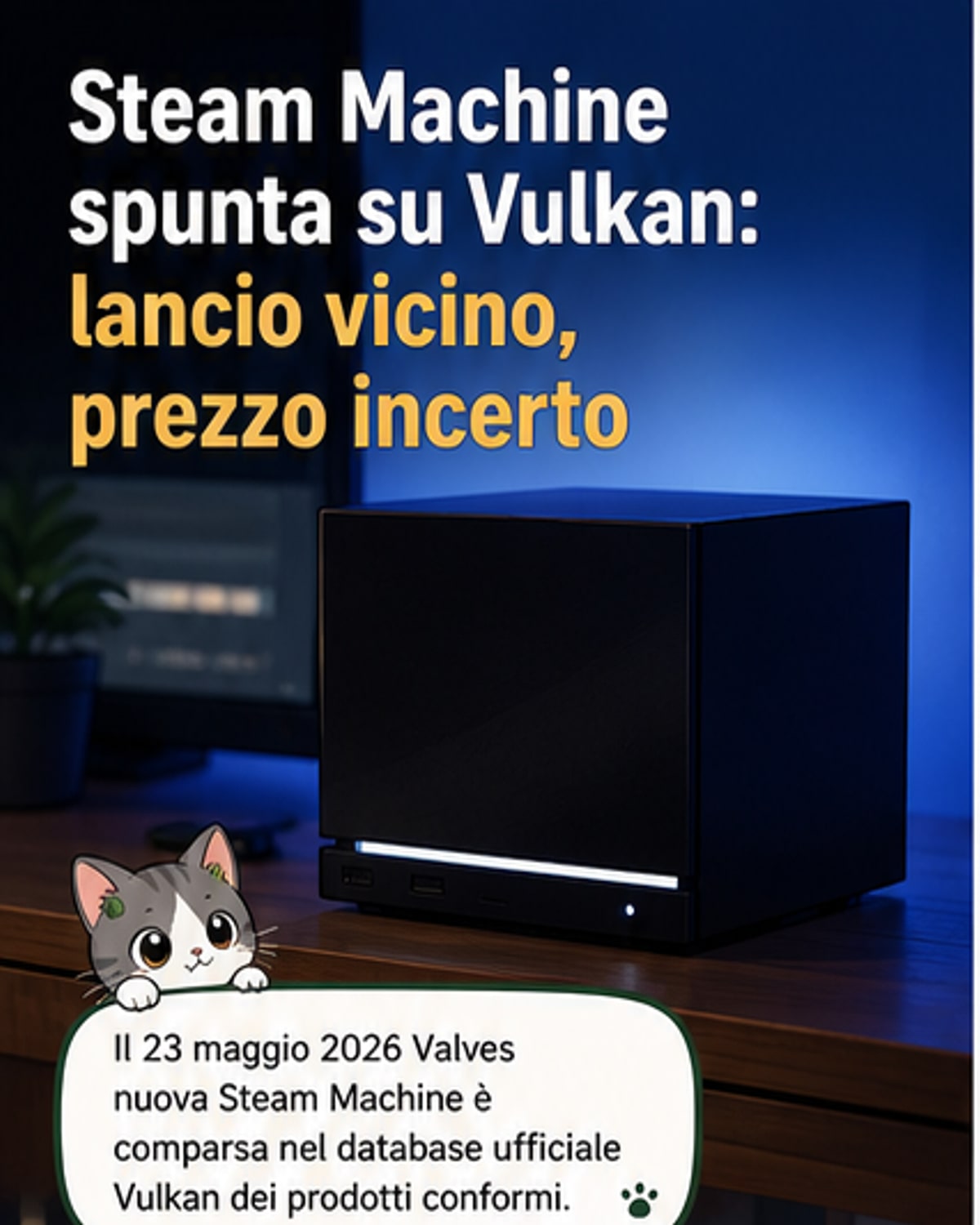 Nuovi dettagli sulla Steam Machine di Valve