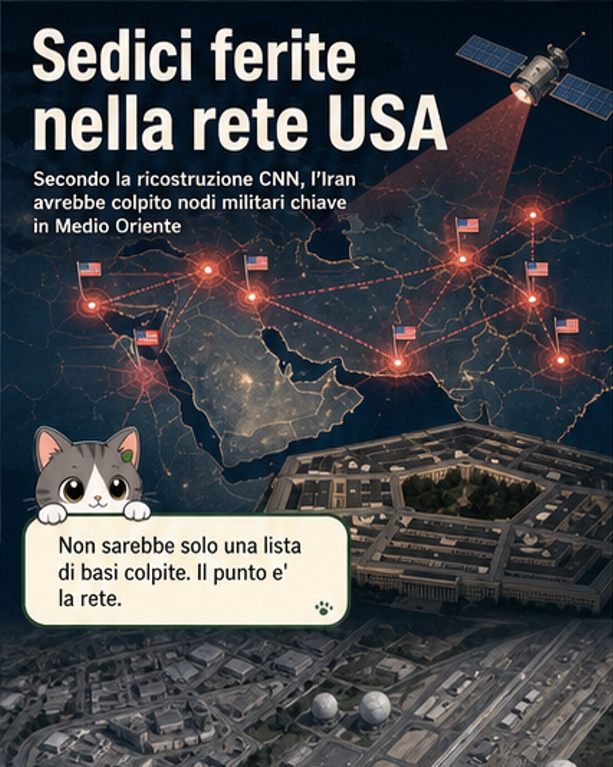 Iran, 16 basi USA colpite nel Medio Oriente