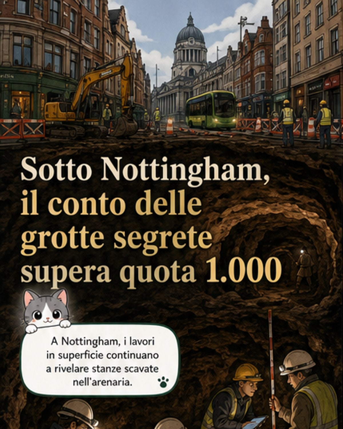 Sotto Nottingham un mondo sepolto