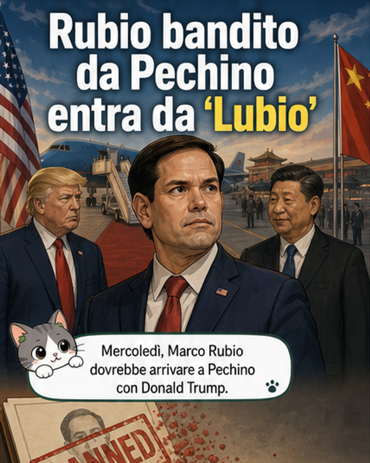 Rubio diventa Lubio per entrare in Cina