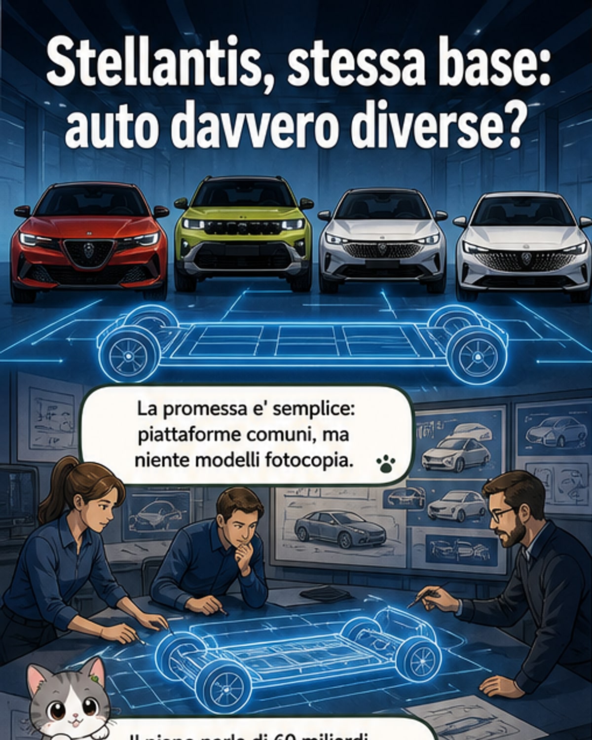 Stellantis, addio alle auto fotocopia