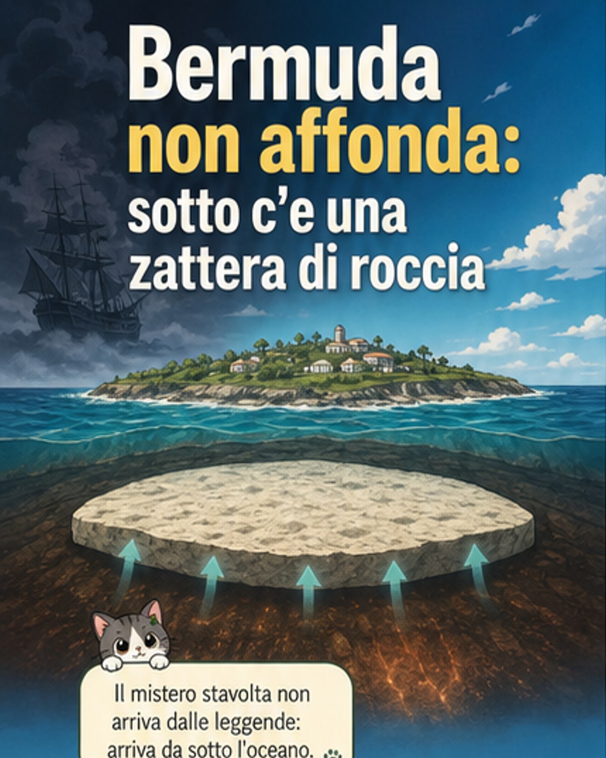 Le Bermuda non sprofondano per un mistero geologico