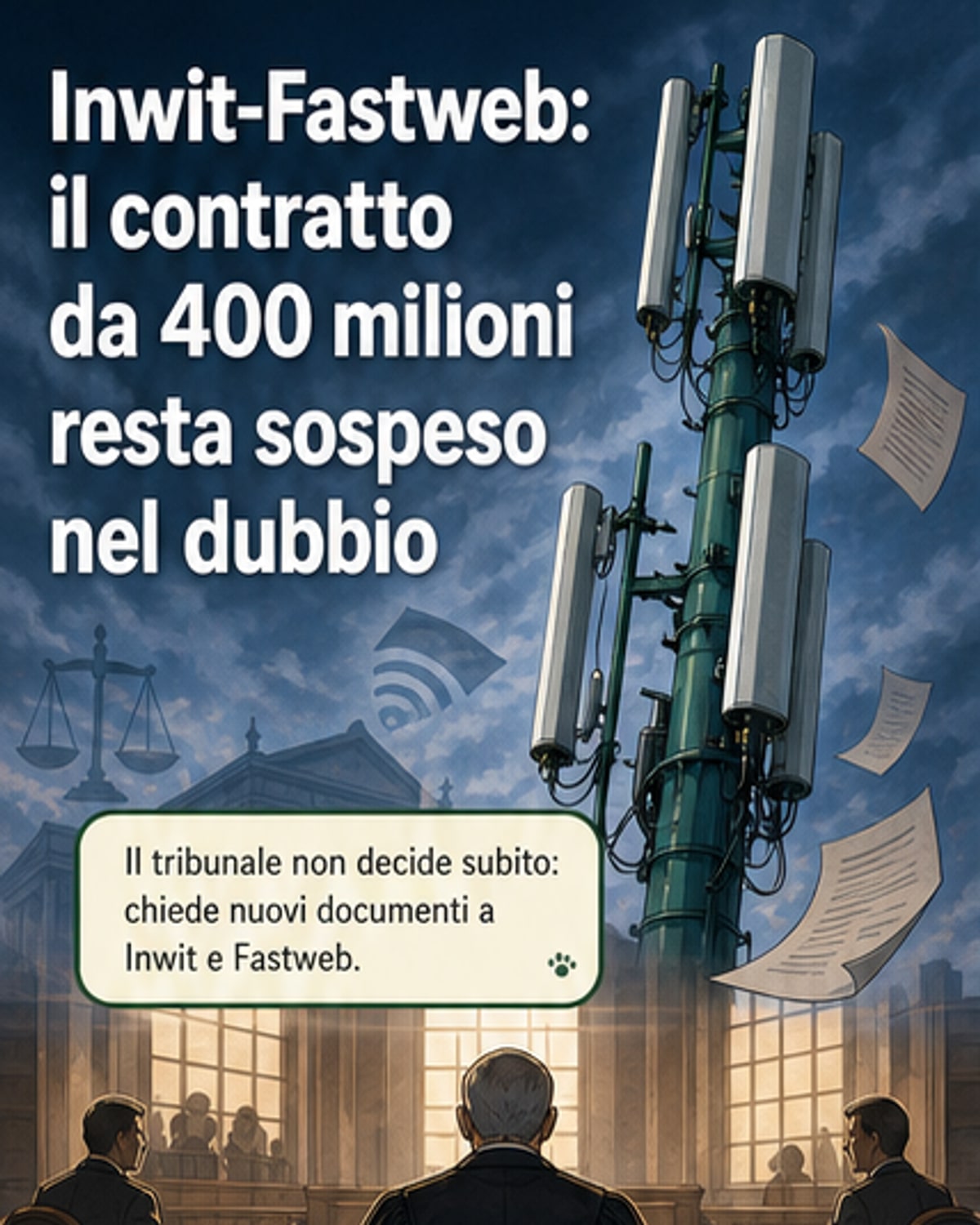 Scontro sulle torri, il tribunale chiede tempo