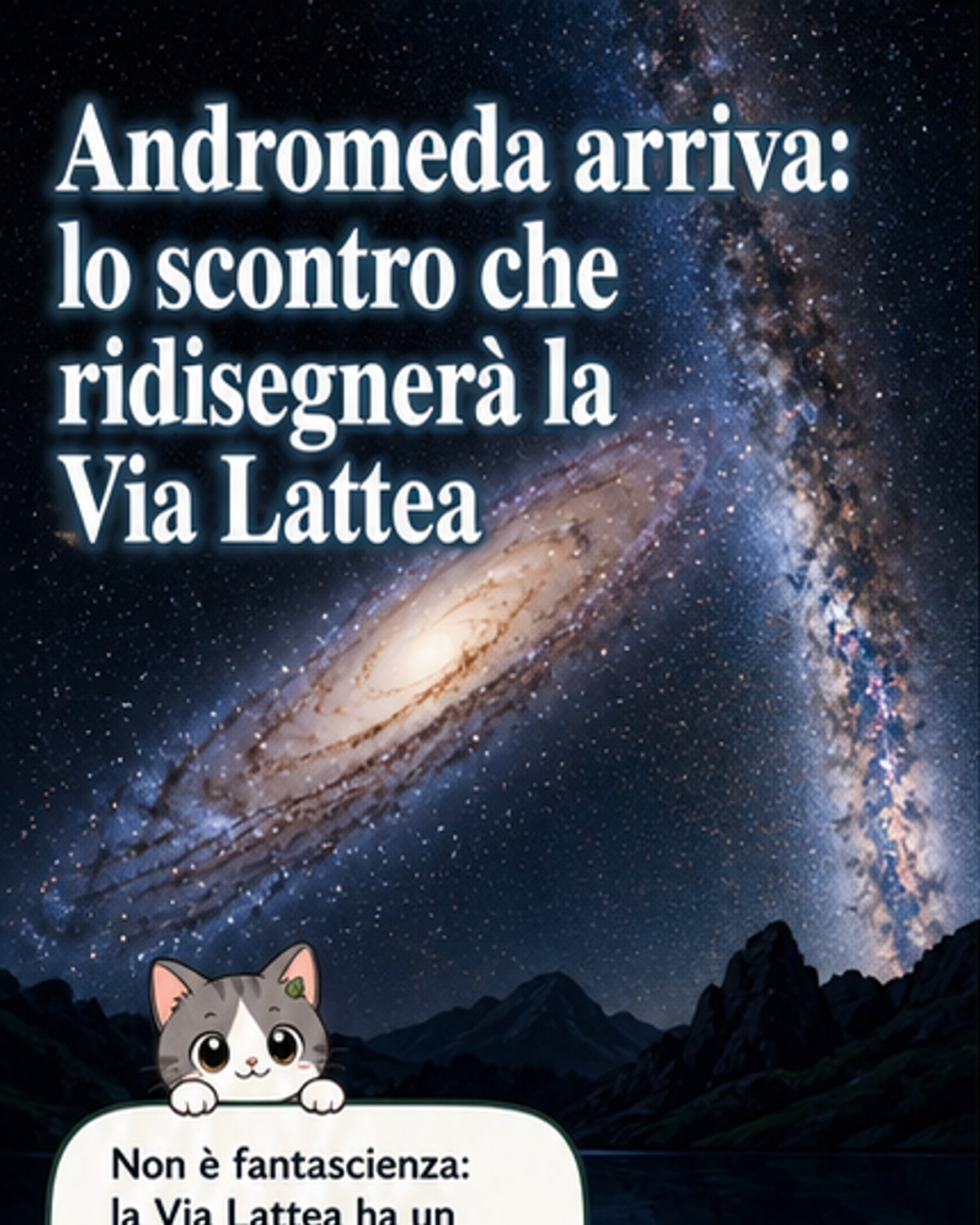 La Via Lattea e Andromeda in rotta di collisione
