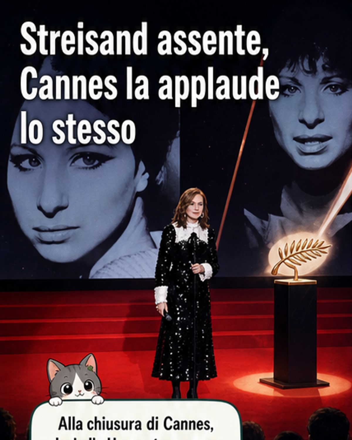 Streisand riceve la Palma a distanza