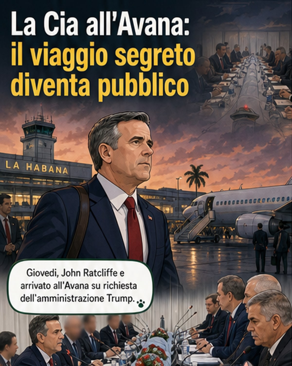 La Cia sbarca all'Avana con foto ufficiale