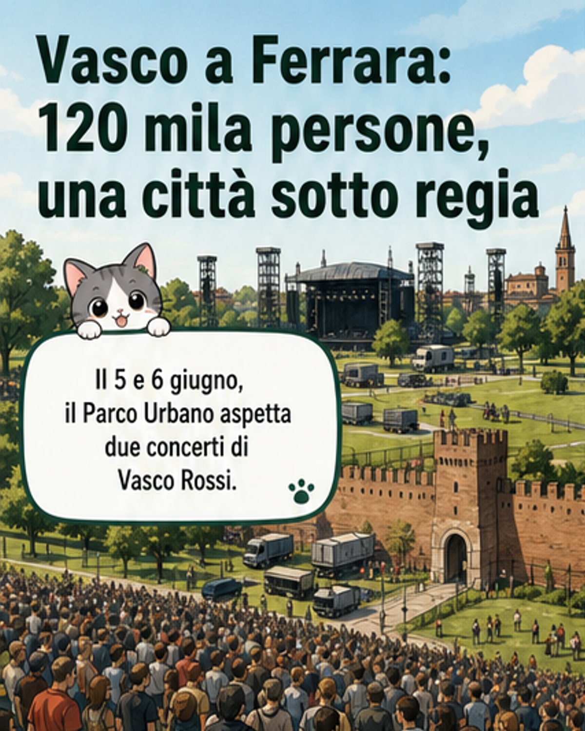 Sicurezza massima per i concerti di Vasco