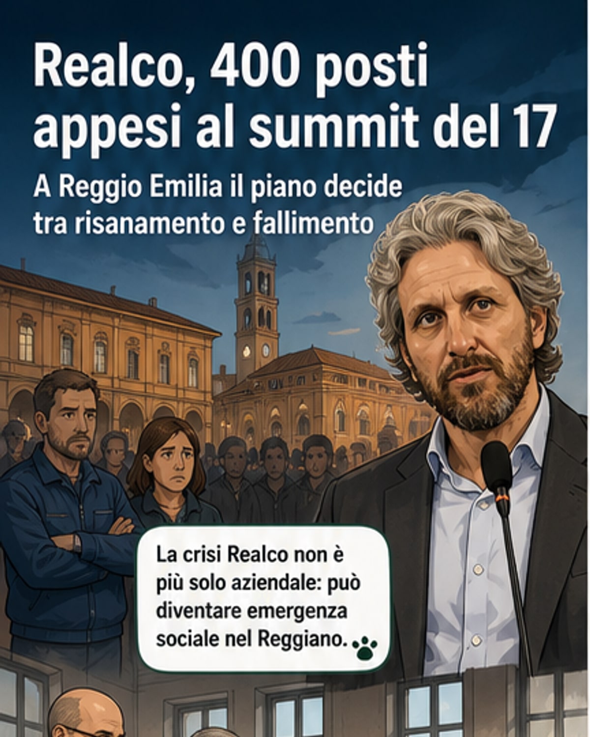 Realco, vertice decisivo il 17