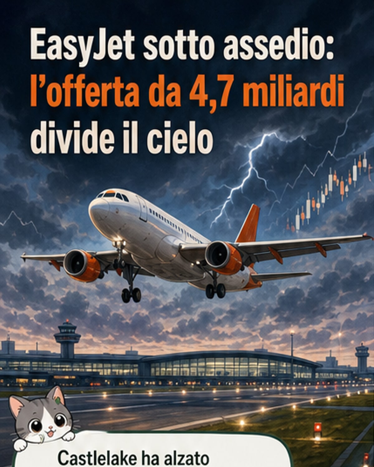 EasyJet respinge maxi-offerta da 4,7 miliardi
