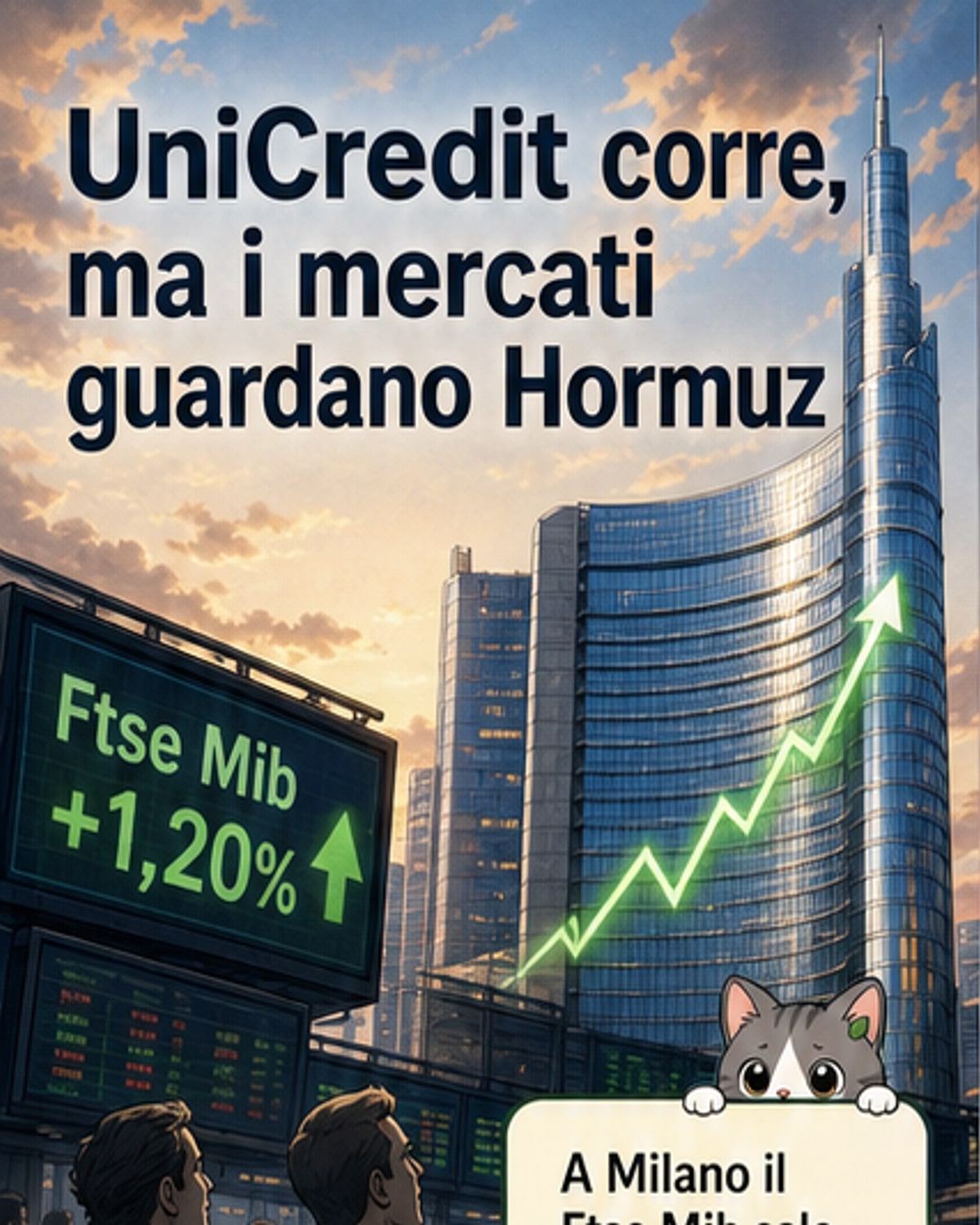 Unicredit vola con utili record