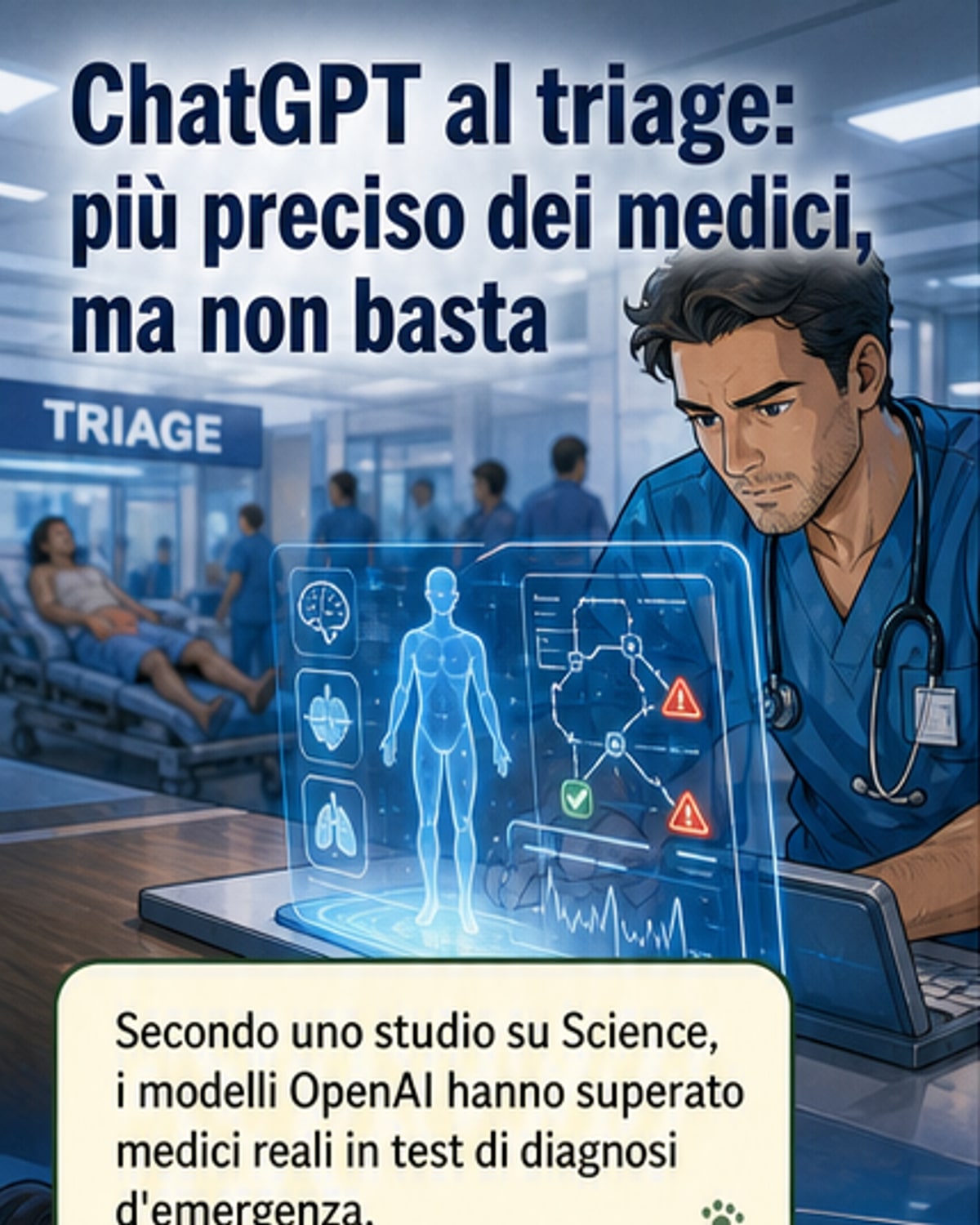 L'IA di OpenAI supera i medici in pronto soccorso