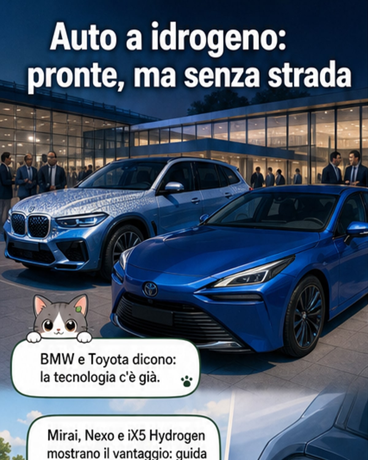 Auto a idrogeno, la vera sfida è l'infrastruttura