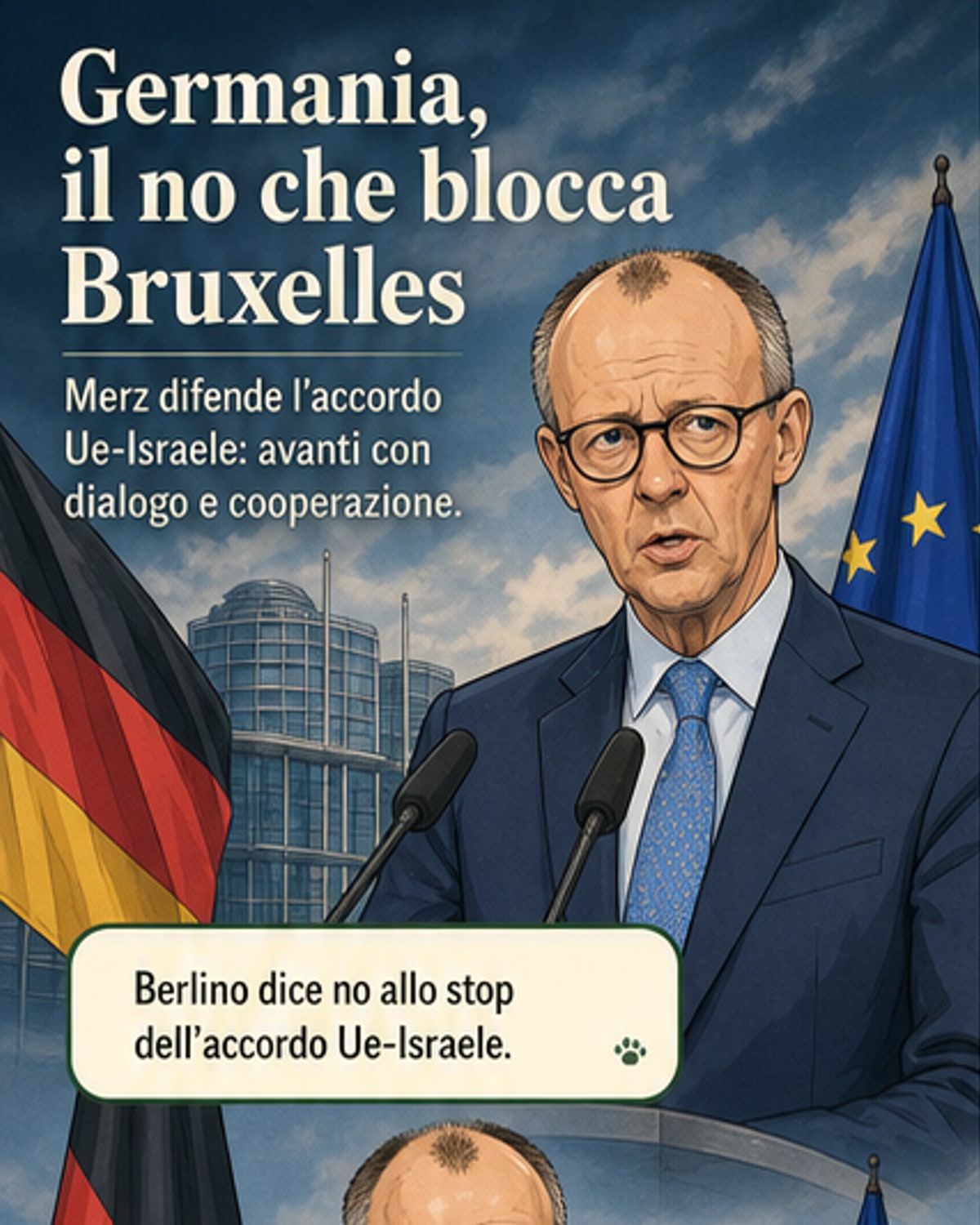 Il no della Germania su Israele