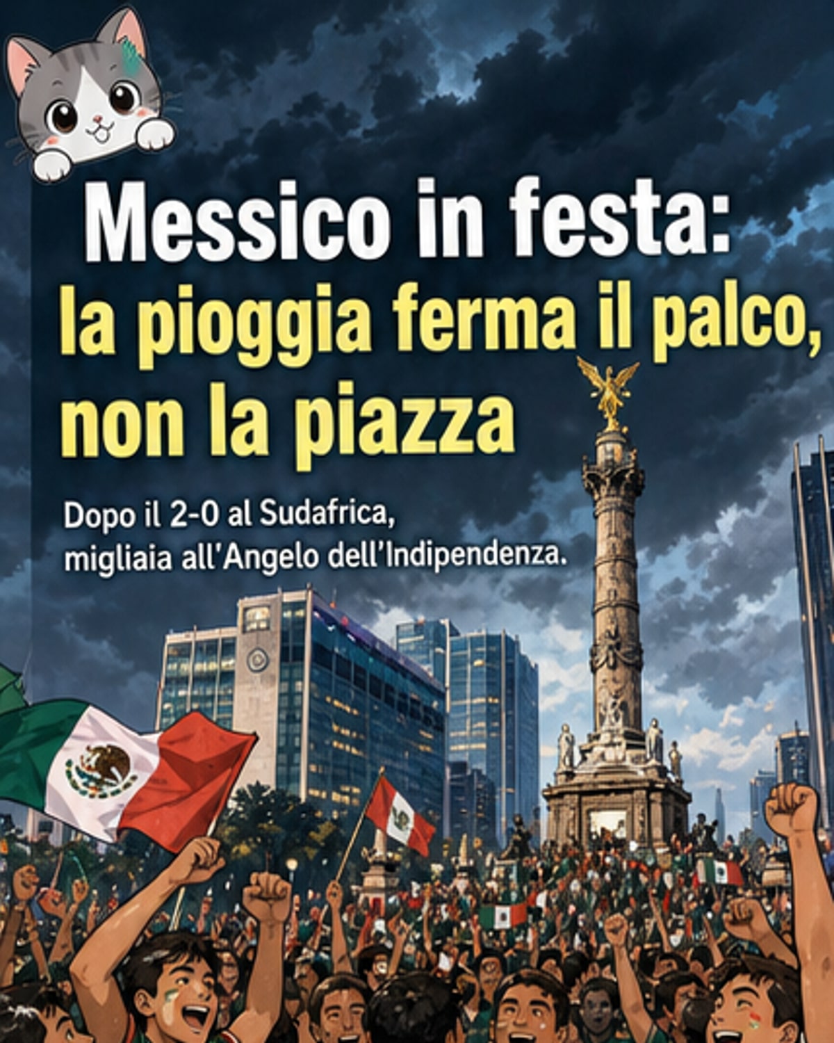 Messico festeggia vittoria inaugurale