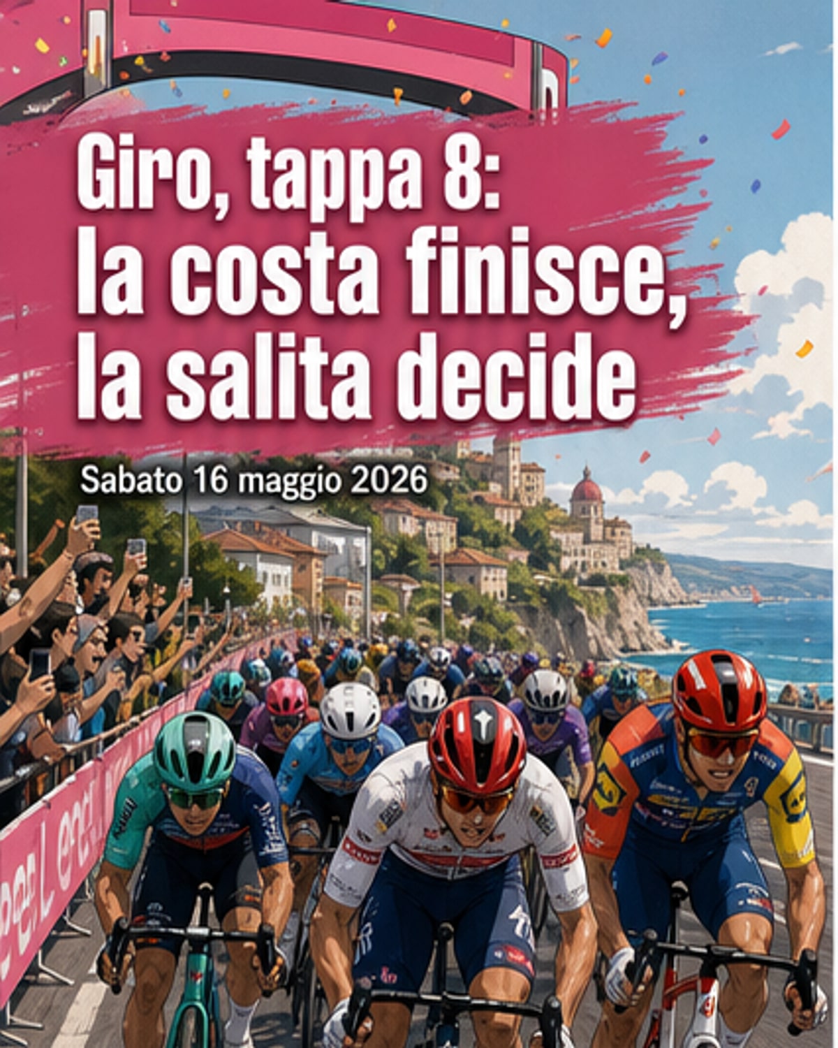 Giro d'Italia, tappa 8: arrivo in salita