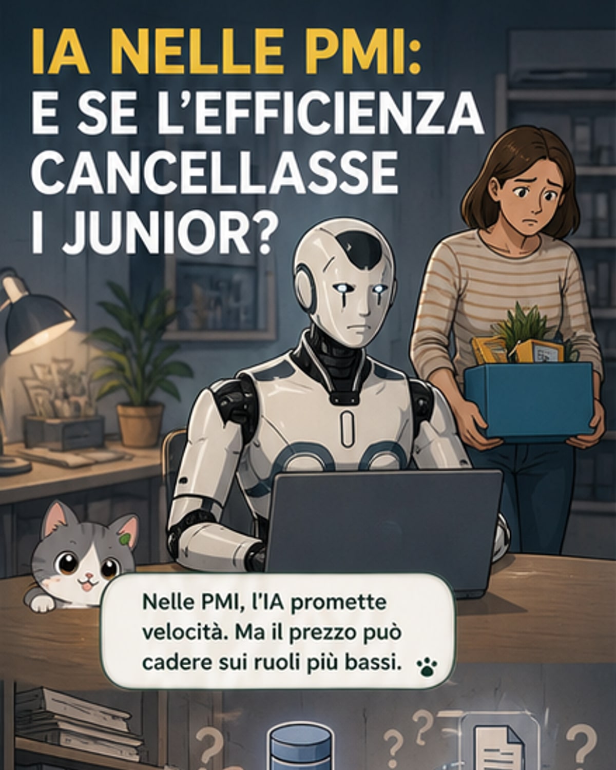 L’IA minaccia i ruoli junior nelle PMI