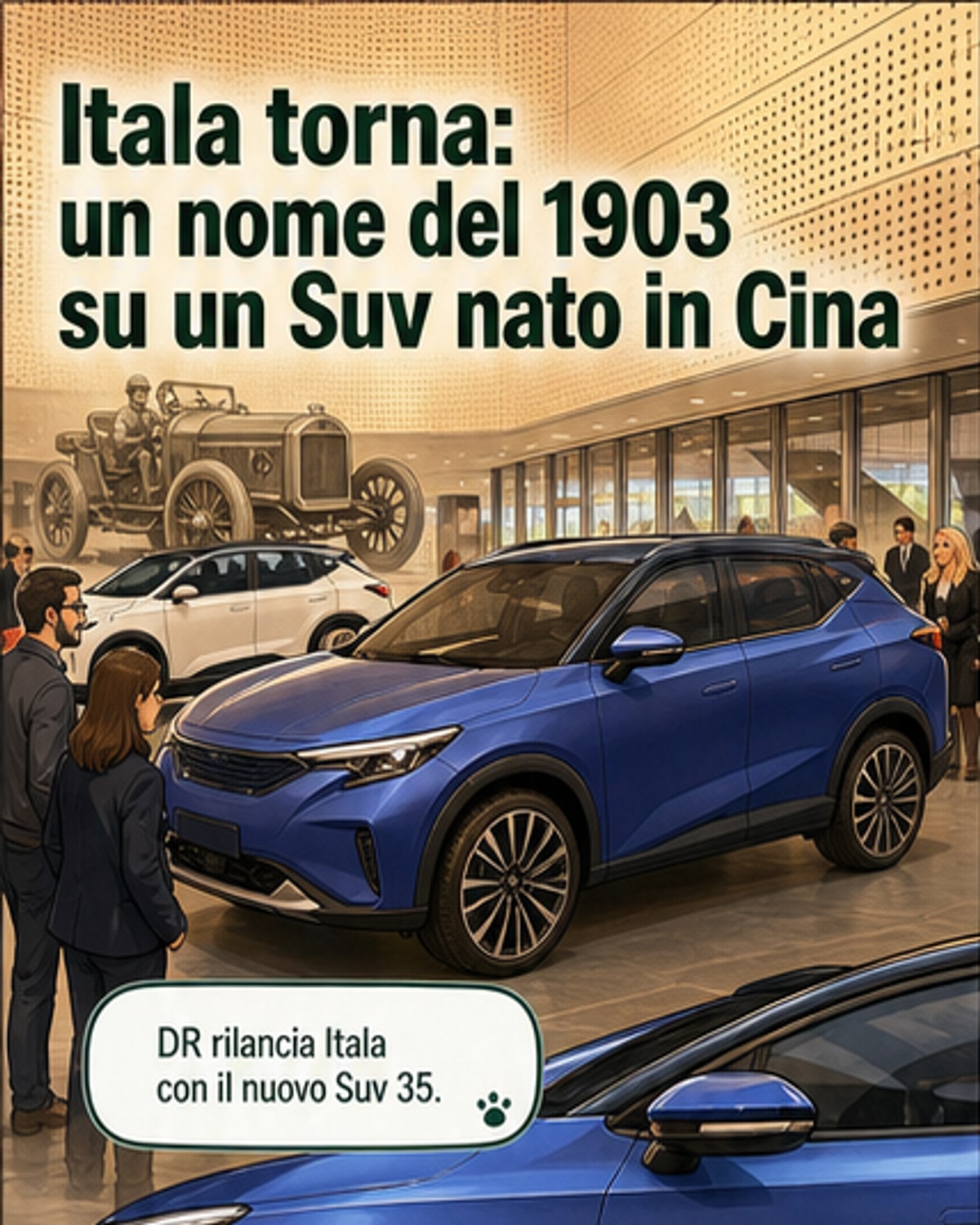 DR riporta in vita Itala con il suv 35