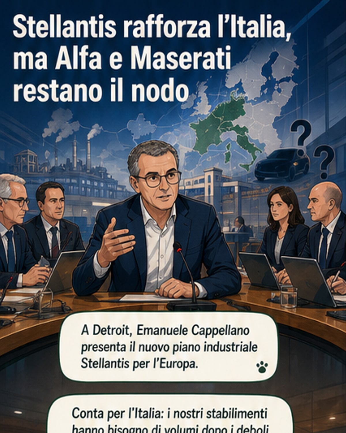 Stellantis rafforza il piano Italia