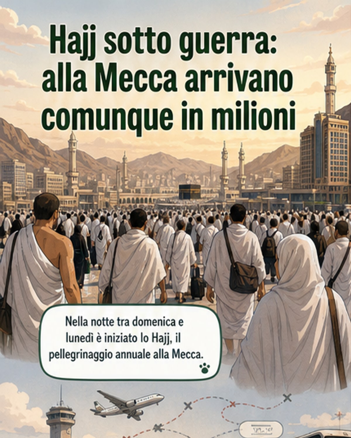 Hajj 2026: pellegrini a Mecca despite la guerra